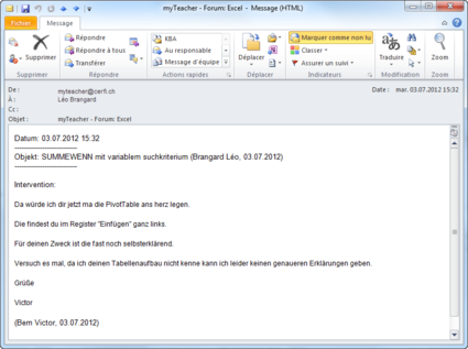 E-Mail-Empfang