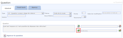 Ajout d'une image comme échelle