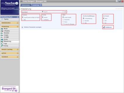 Verfolgung>Klassierung