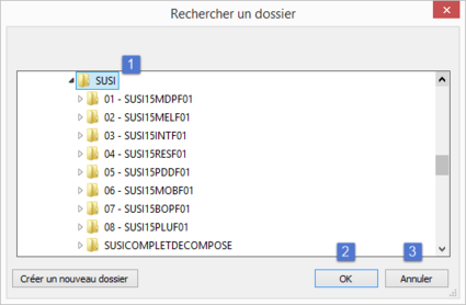 Rechercher un dossier