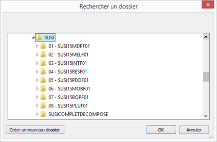 Rechercher un dossier
