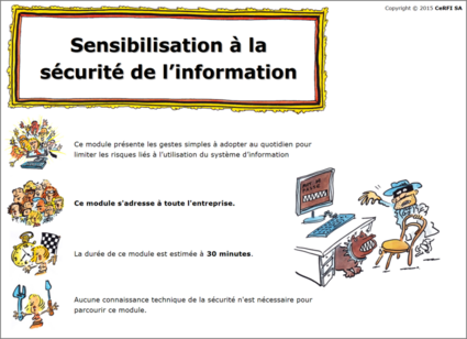 Préface (2ème diapositive) du module