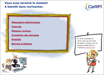 Diapositives de la leçon de fin