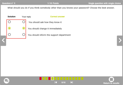 Solution of the question