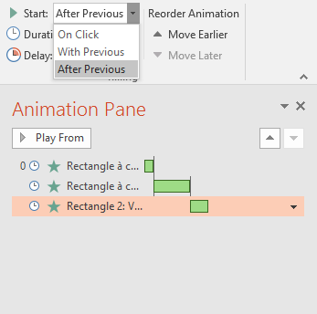 Section Animation of PowerPoint