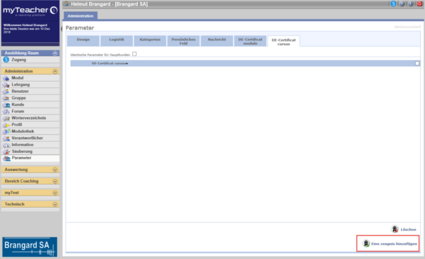 Fügen Sie ein Zertifikat hinzu