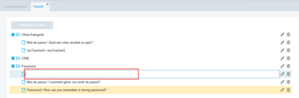 Umbenennen eines Favoriten