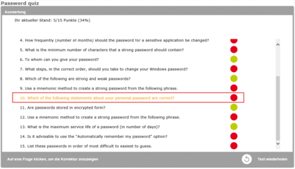 Korrektur der Frage anzeigen