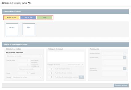 Ajouter des modules au cursus - Etape 1