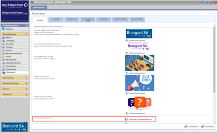 Das Interface personifizieren