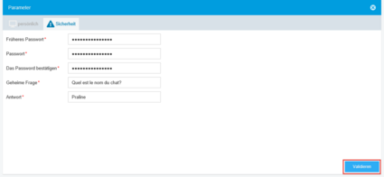 Sicherheitseinstellungen