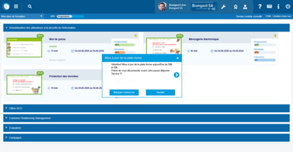 Plan de formation et nouvelles