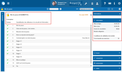 Informations générales du module
