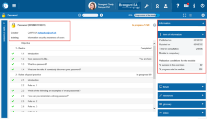 General information of the module