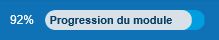 Progression du module