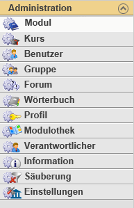 Bereich Administration