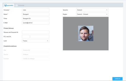 Persönliche Parameter