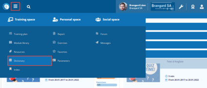 Access to dictionaries