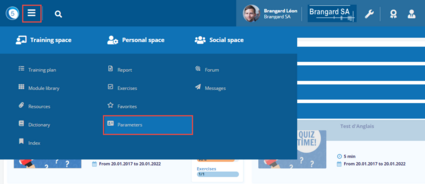 Access to parameters