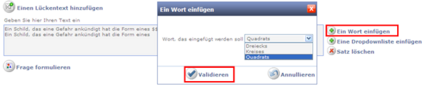 Ein Wort einfügen