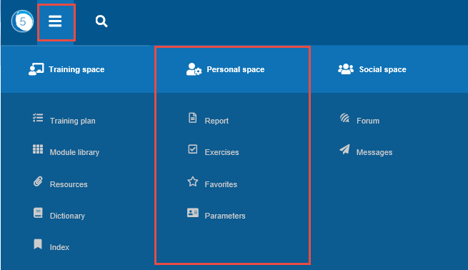 This area is accessible from the myTeacher's Burger menu.